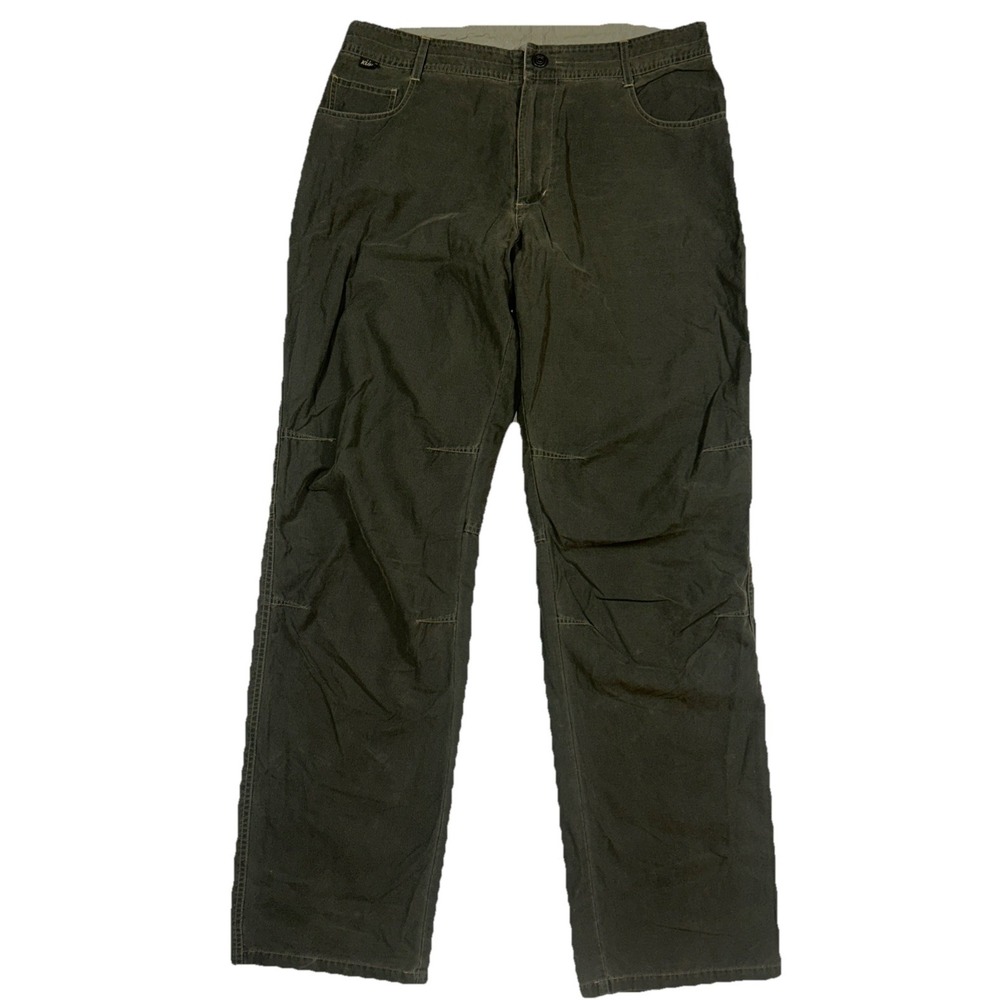 Kuhl Dry Pants Mens Evaporative Technology 34x32 Olive Green Outdoor Light Hikin